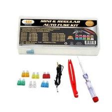 150pc IIT Automotive Fuses Set Tester Regular Mini  Fuse Kit 82830
