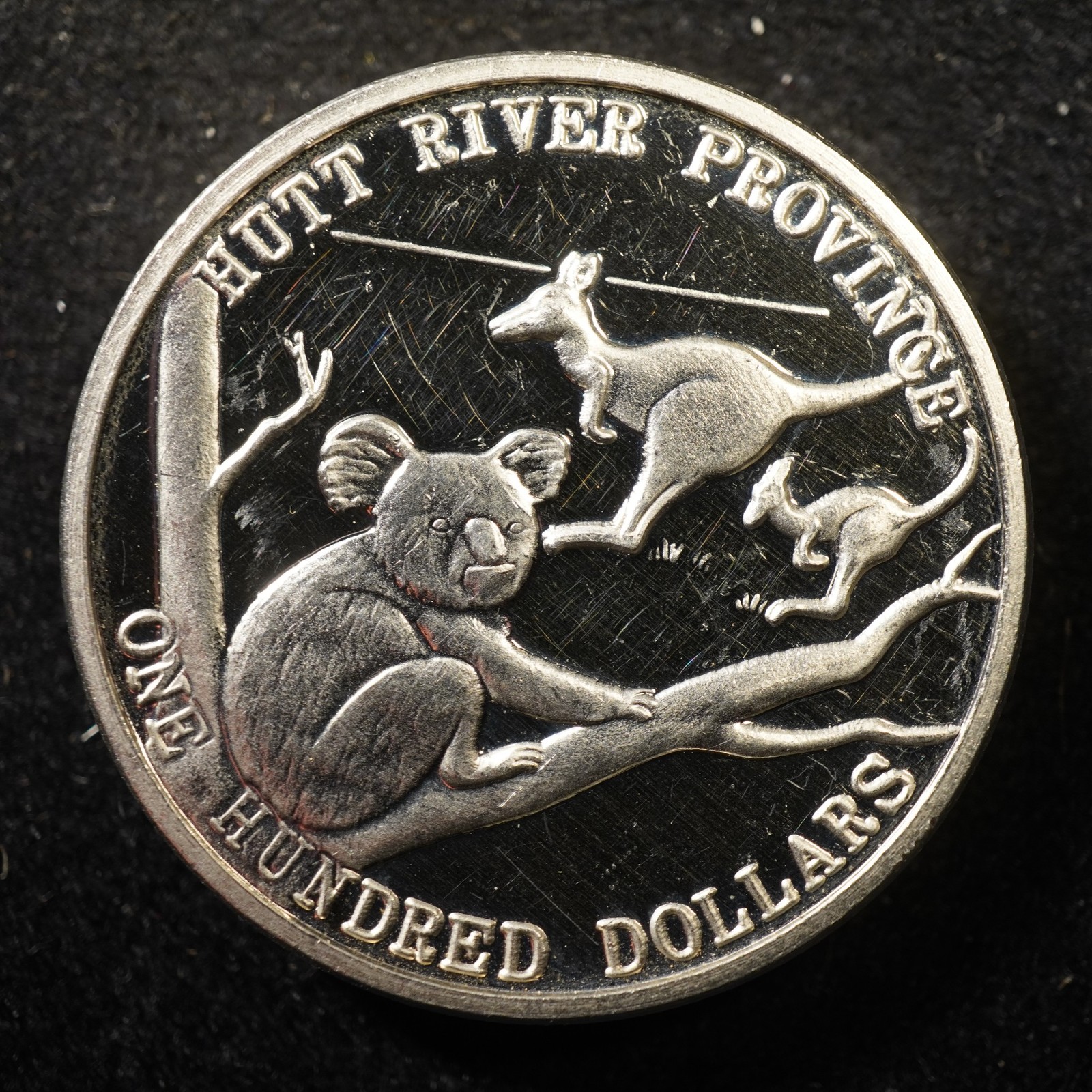 1989 Hutt River Province $100 1 ozt Palladium Coin - Free Shipping USA