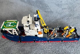 LEGO Technic Ocean Explorer 42064 Complete Set w/ Helicopter & Submarine