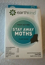 Earthkind Natural Prevention Stay Away Moths Scent Pouch