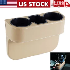 Universal Car Cup Holder Car Seat Gap Filler Storage Organizer with Phone Holder