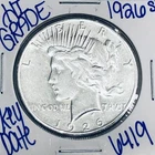1926 S SILVER PEACE DOLLAR AUTHENTIC HI GRADE U.S. MINT COIN RARE KEY DATE 6419
