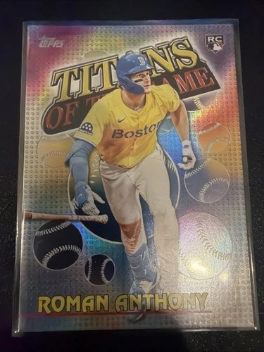 Roman Anthony 2026 Topps Series 1 Titans of the Game Rookie Card Insert TOG-9 RC