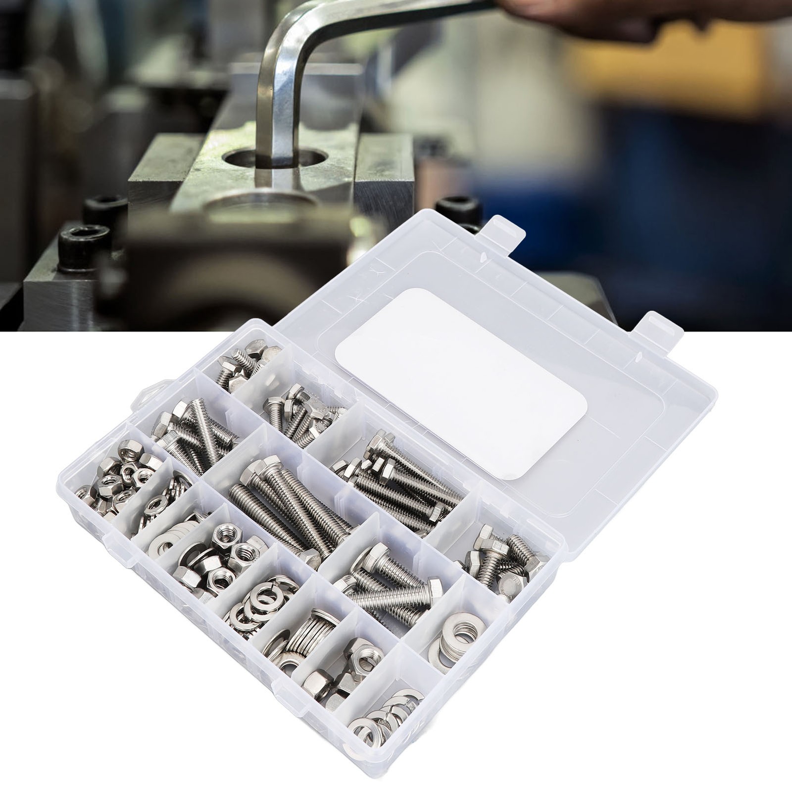 246Pcs Stainless Steel Hex Screw Bolts Nuts Set For Household Appliances Popular