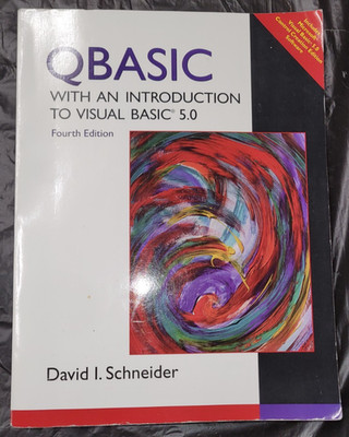 Vintage programming book QBasic by David Schneider - Visual Basic 5.0