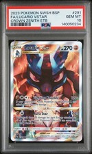 2023 POKEMON SWSH BLACK STAR PROMO #291 FULL ART/LUCARIO VSTAR PSA 10