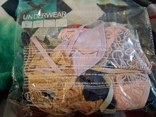 9 NEW- Womens Underware Thongs  ( 1missing Out Of Package) XL