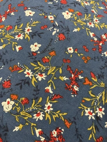Vintage Garden Cotton Linen Blend Fabric Bundle 10 Prints 0.5 Yard Each 60" Wide image 10
