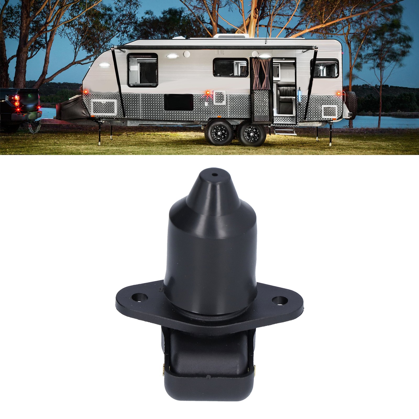 3 Pin Trailer Plug Waterproof Connector For European Truck Vehicle Trending