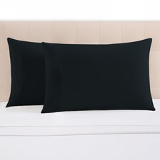 Pizuna 100 Cotton Pillow Cases Queen Size Set of 2 Luxury 1000 Thread Count ...