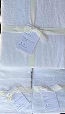 Pottery Barn Belgian Flax Linen  King Duvet &...