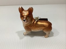 Robert Stanley Corgi Dog GLASS Christmas Ornament NEW WITH TAG  6 Listed 