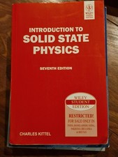 Solid State Physics | Kittel | Seventh Edition | Good Condition