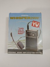 WHISPER2000 Vintage 1989 Sound Modulator Hearing Amplification NEW OLD STOCK