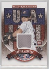 2015 Panini Elite Extra Edition USA Baseball 18U Game Jerseys Cooper Johnson 0af