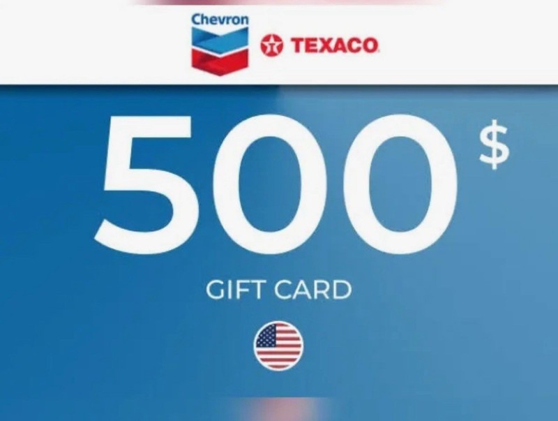 chevron gift card $500