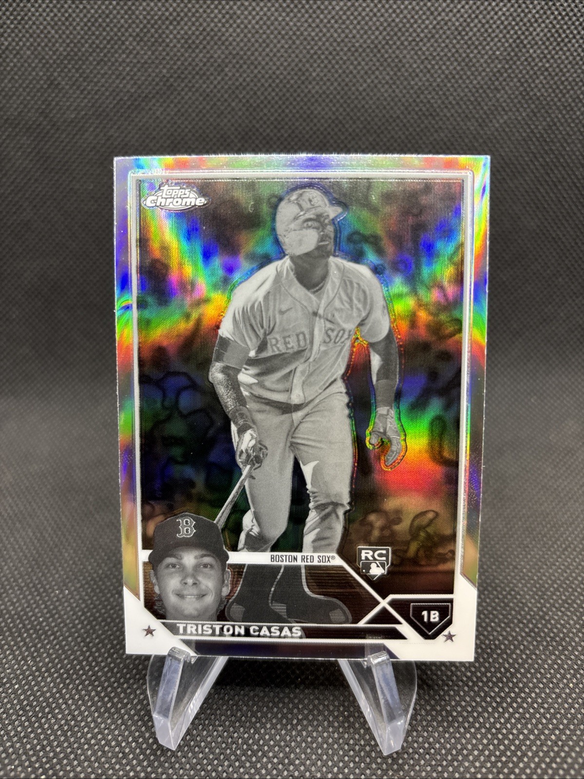 2023 Topps Chrome Negative Refractor Triston Casas #174 Rookie RC