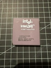Intel 486 DX4 100 SK096 WB &EW CPU WriteBack Retro Prozessor 120 Doom Keramik #2