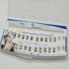20 piezas brackets de ortodoncia autoligables dentales brackets metálicos ganchos Roth 022 345