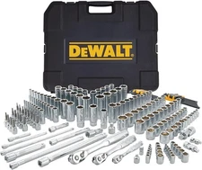 DEWALT 192 Pcs. Mechanics Tool Set, 1/2, 1/4, 3/8 Socket Set, SAE and Metric Soc