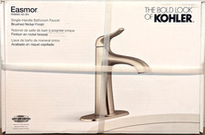 NEW KOHLER Easmor Single-Handle Bathroom Faucet Brushed Nickel 