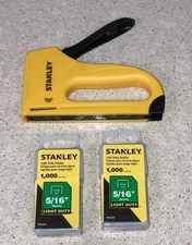Stanley Model TR35 Staple Gun With 2 Packs of 5/16" Staples