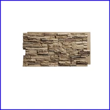 Canyon Ridge Faux Stone Siding, Interlocking Panels for Seamless Finish 45 3/4"W