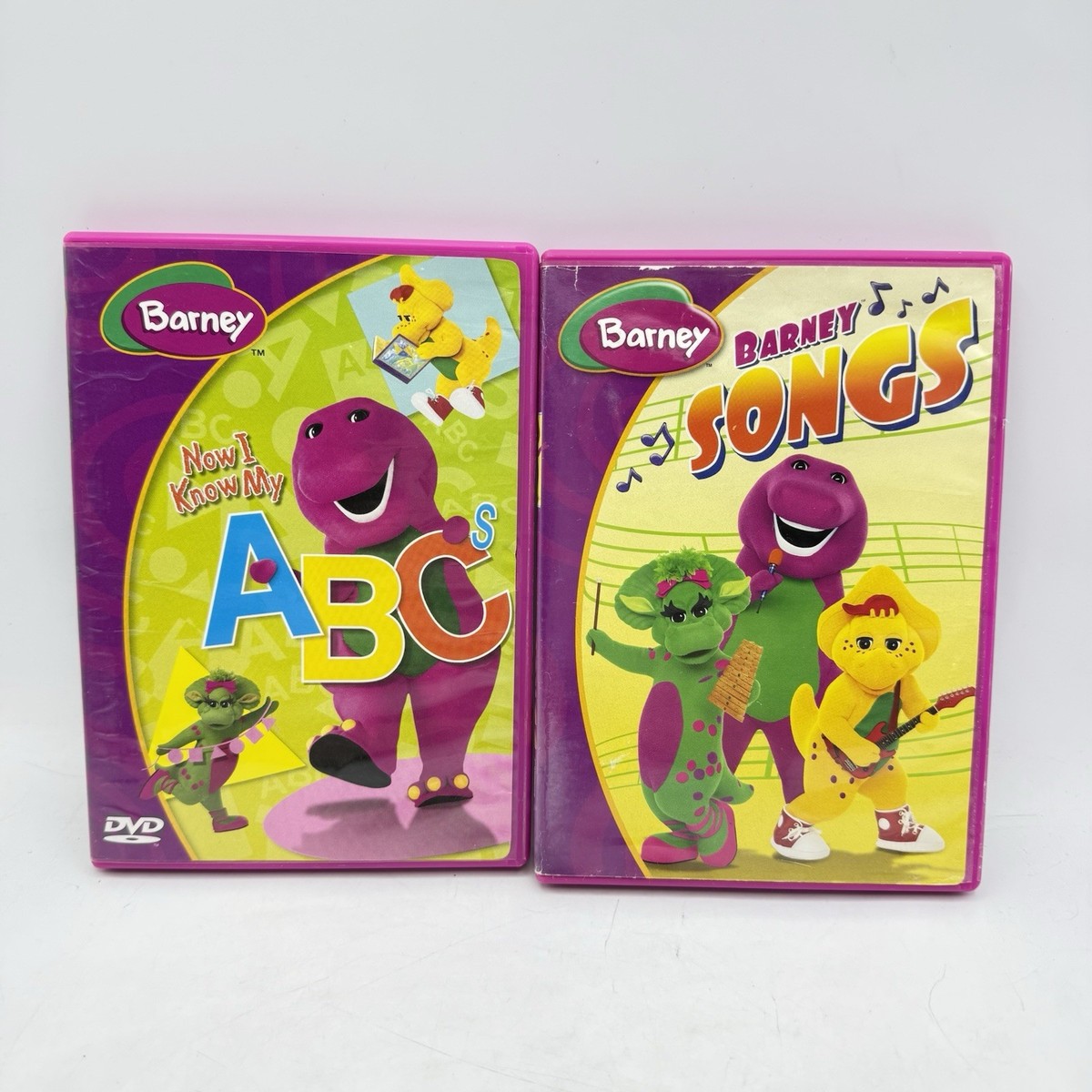 Barney 2 DVD LOT: Barney Songs & Now I Know My ABCs | eBay
