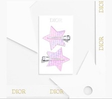 Dior Transparent Pink Star Hair Clip Set Of 2 , Limited Summer 2026