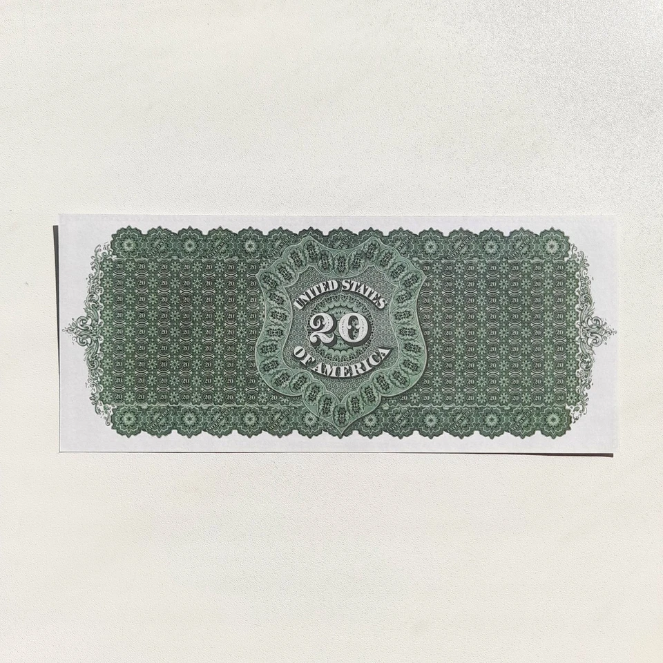 20 Dollars 1861 Boston Demand Note Greenback Reproduction Banknote Fr US# 13 - Image 2 of 4