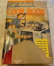 American Family Cook Book Lily Wallace 1950 Hardcover w/ DJ — Books Inc Vintage