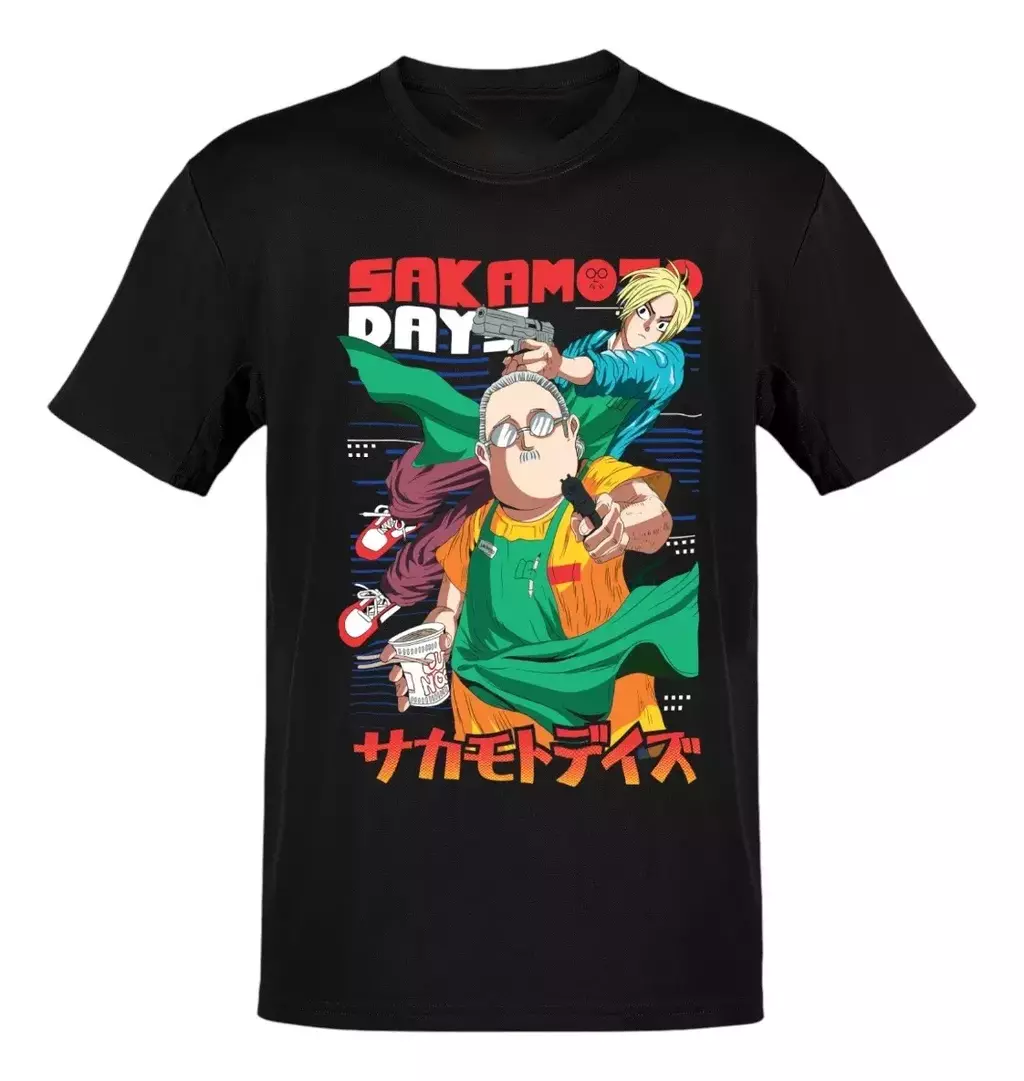 Anime Sakamoto Days Sakamoto Shin T-Shirt Size S-5XL, Gift For