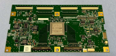 Hitachi Panel Driver FPGA PCB Board Part 97-490883, TX76D01VM, 0291 3418 EB01