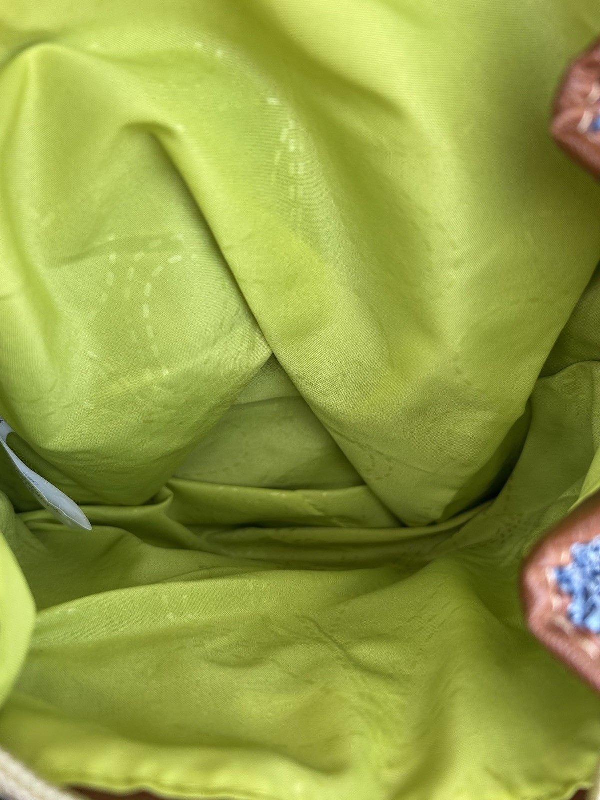 Lily Bloom Drawstring Backpack Blue - image 3