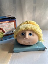 The Original DOLL BABY doll head BY MARTHA NELSON THOMAS VTG 1984 Ponytail BLOND