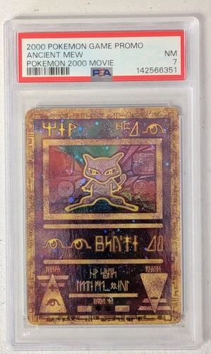 2000 Pokemon Game Promo Ancient Mew Pokemon 2000 Movie PSA 7 Graded Card