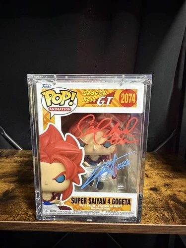Funko Pop! Animation: Dragon Ball GT SSJ4 Gogeta Dual Signed JSA Certified