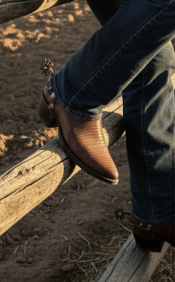 Botas Wrangler De Colección Para Hombres 13 Pitón Vaquero Occidental Cuero Exótico Occidental EE. UU. Foto 3 de 4