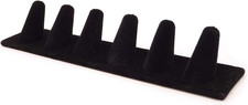 Black Velvet 6 Finger Ring Display Stand Organizer Stand