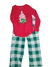 Cat  Jack Christmas Pjs Pajamas 2 Pc. Set 6 6X