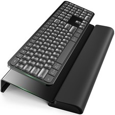 Compact Keyboard Stand w/Silicone Wrist Rest  3-Level Height Adjustment, Kle...