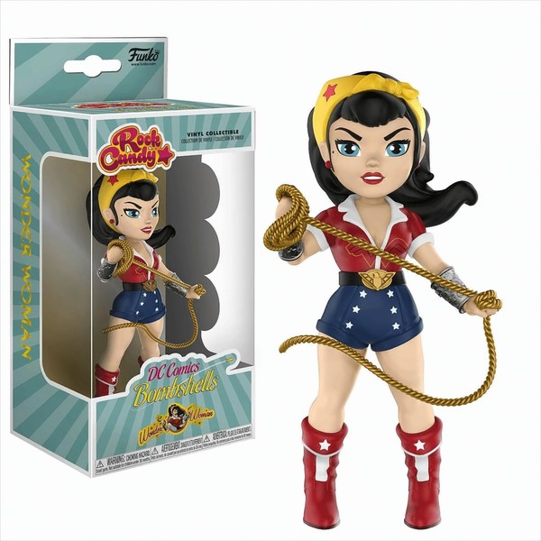 Funko Rock Candy Dc Comics Bombshells - Wonder Woman Neu & Ovp-image
