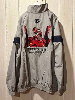 Evangelion x Nico and Nylon Embroidered Blouson Jacket Gray M New