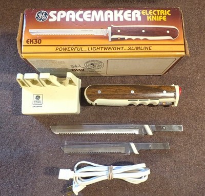 Vintage GE Spacemaker Wall Mount Electric Carving Knife EK30 Tested