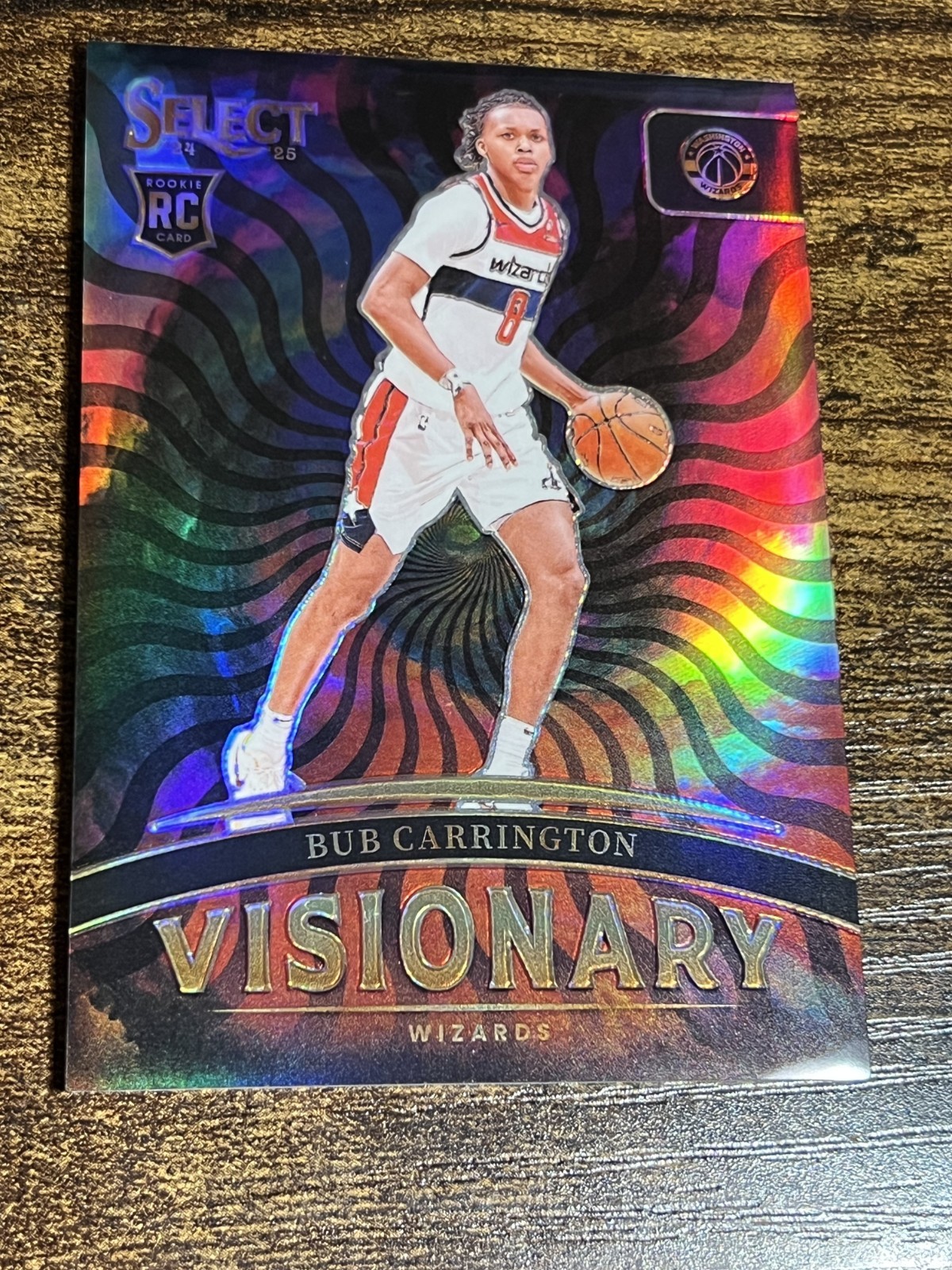 BUB CARRINGTON 2024-25 Panini Select Rookie Visionary #4 Case Hit SSP