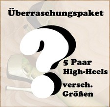 Überraschungspaket 5 Paar Schuhe Pumps Heels Stiefel getragen Sammler &Liebhaber