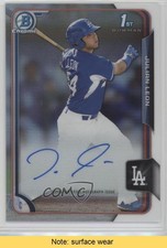 2015 Bowman Chrome Prospects Refractor /499 Julian Leon #BCAP-JUL Auto READ 1b7