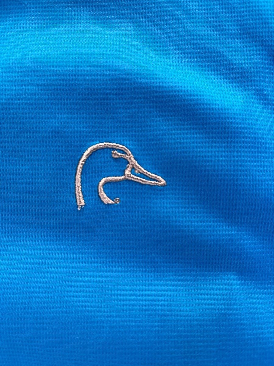 2 Ducks Unlimited 75th Anniversary Performance Polo Shirt Blue 3XL View 5