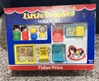 Vintage Fisher Price Little People Nursery Set #0761 In Box NOS