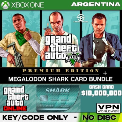 Grand Theft Auto GTA V Premium Megalodon Shark Card